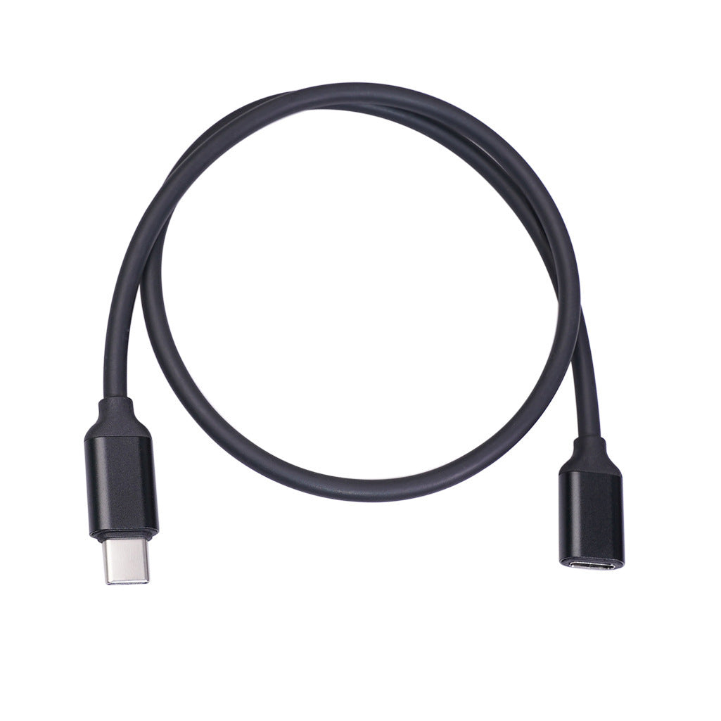 Male To Female Extension Cable Black Power Aluminum Alloy Shell Male To Female Extension Cable Black Power Aluminum Alloy Shell